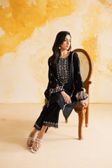 2PC Summer Luxury Embroidered Dress - 1103