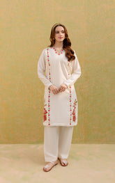 2PC Embroidered Dress-1069