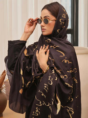 Jaun Elia Stole (Black & Gold) TNG by MD