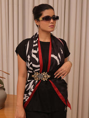 Huroof Stole (Black)