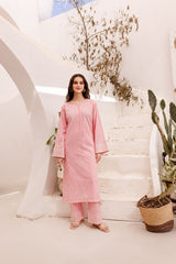 2PC Summer Embroidered Dress-1050