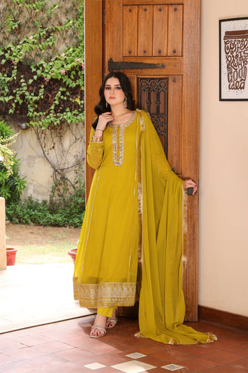KURTI 123-MUSTARD