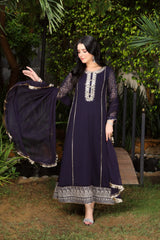 KURTI 123-NAVY BLUE