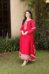 KURTI 123-SHOCKING PINK