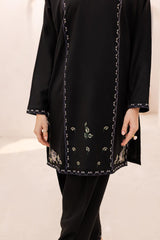 2PC Embroidered Dress-1073