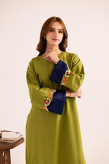 2PC Summer Embroidered Dress - 1143