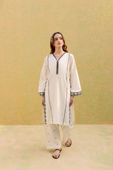 2PC Embroidered Dress-1065