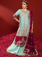 1517 - A | Karandi Luxury Embroidered 3P