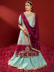 1517 - A | Karandi Luxury Embroidered 3P