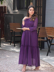 atin purpura dress (FR-363Laam)