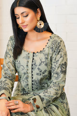 3 Pc Embroidered Lawn Suit