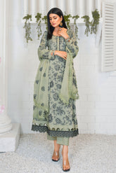 3 Pc Embroidered Lawn Suit