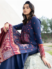 1915 - A | Khaddar Embroidered 3P