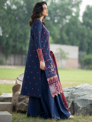 1915 - A | Khaddar Embroidered 3P