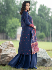 1915 - A | Khaddar Embroidered 3P