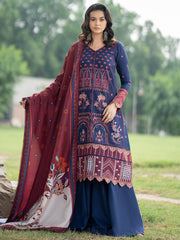 1915 - A | Khaddar Embroidered 3P