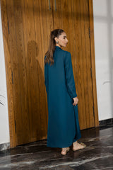 Solid 2PC Dress - SP-02 Teal
