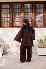 2 PC Solid FSK 03 – Dark Brown