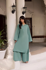 2 PC Solid PSK 01 - Sea Green