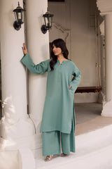 2 PC Solid PSK 01 - Sea Green
