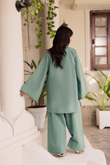 2 PC Solid FSK 03 – Sea Green