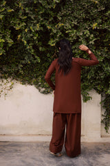 2PC Solid HSK 06 – Chocolate Brown