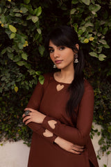 2PC Solid HSK 06 – Chocolate Brown