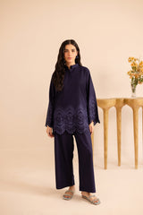 Summer Schiffli Embroidered Co-Ord - 1153