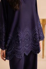 Summer Schiffli Embroidered Co-Ord - 1153