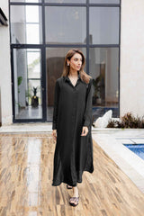 Solid 2PC Dress - SP-02 Black