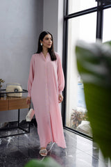 Solid 2PC Dress - SP-05 Powder Pink
