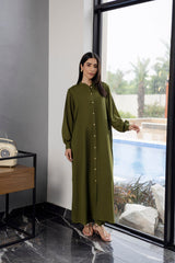 Solid 2PC Dress - SP-05 Olive