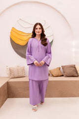 2PC Summer Embroidered Dress-1060