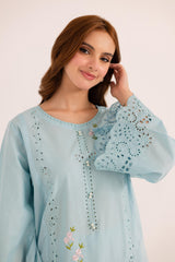 2PC Summer Embroidered Dress - 1123