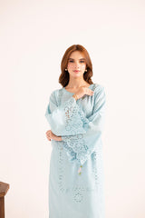 2PC Summer Embroidered Dress - 1123
