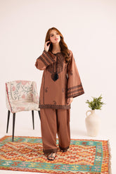 2PC Summer Embroidered Dress - 1126