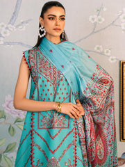 204 B - Embroidered Lawn 3P