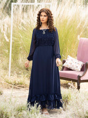 cean Serenity Smocking Maxi (FR-696Laam)