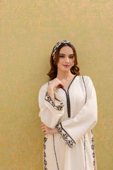 2PC Embroidered Dress-1065