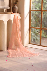 Juliet Peach Dupatta