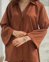 Brown Two Piece Suit