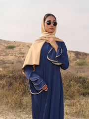 Drowsy blue abaya (MW-06)
