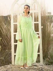 lectric Neon Flared Layer Maxi (FR-712Laam)