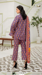 AZ 02 - Khaddar Printed 3P