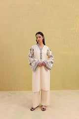 2PC Embroidered Dress-1063