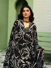 Doodle Art Odhni (Black)