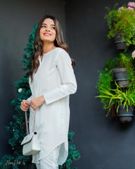 White Two Piece Suit