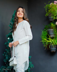 White Two Piece Suit
