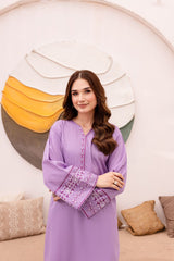 2PC Summer Embroidered Dress-1060