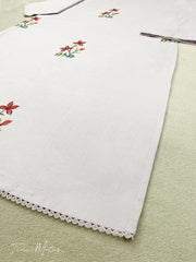 Lilac 2pc Embroidered Slub Khadder